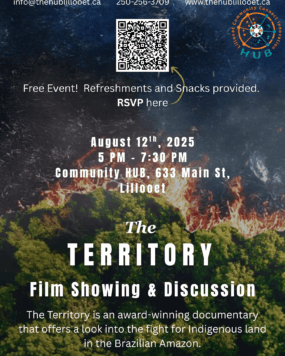 “The Territory” Film Showing & Discussion Aug 2025