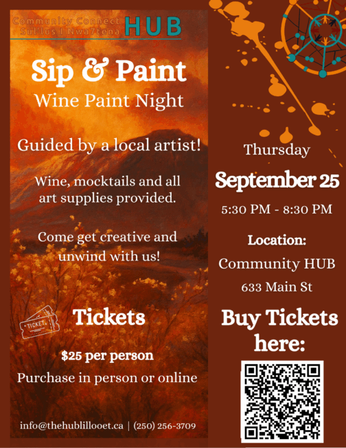 Sip & Paint Night Sept 25th