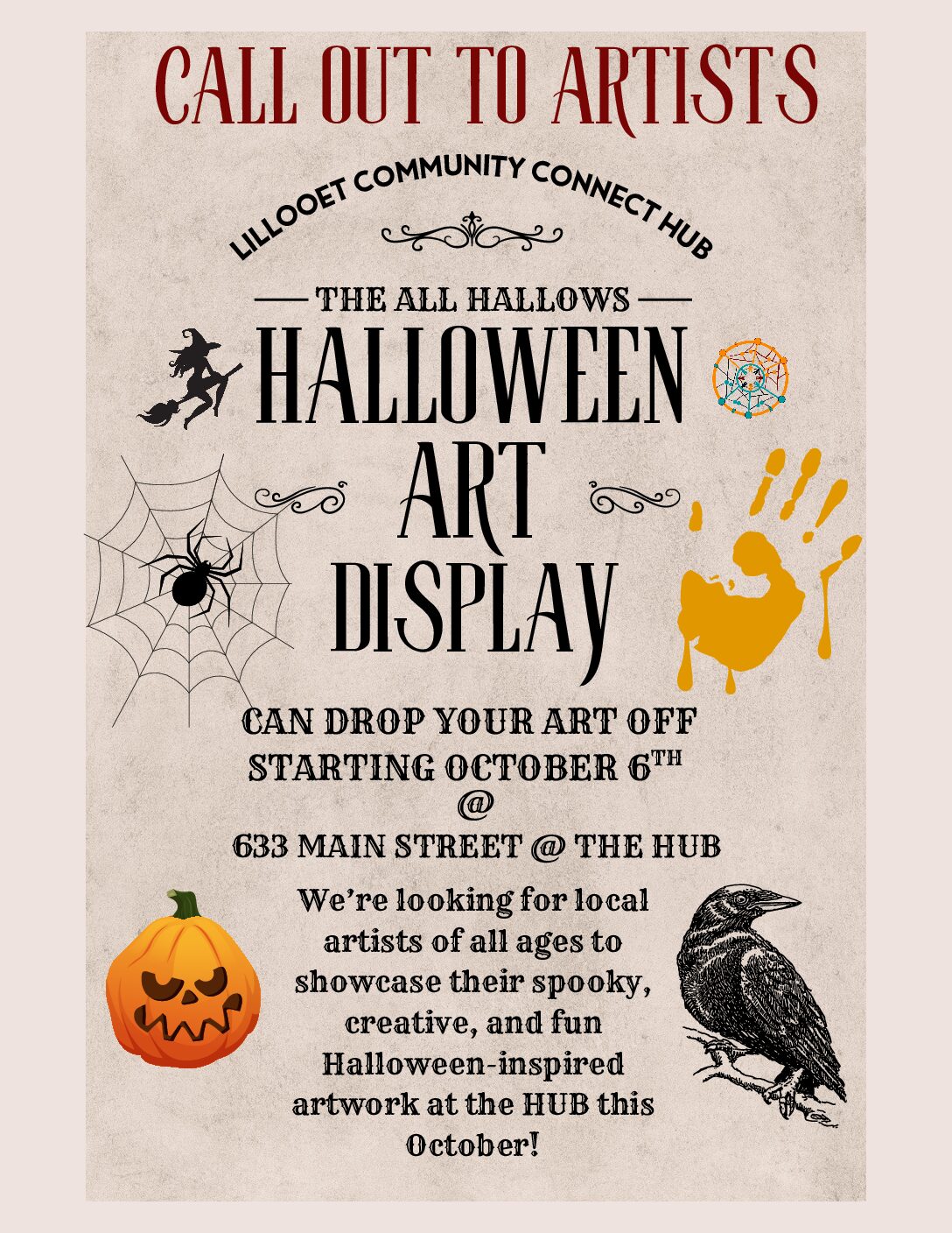 Halloween Art Display