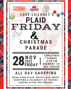 Love Lillooet’s Plaid Friday & Christmas Parade
